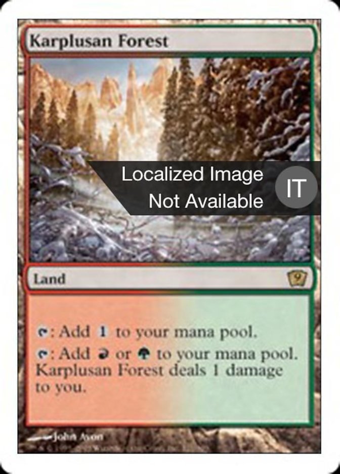 Karplusan Forest (Ninth Edition #321)