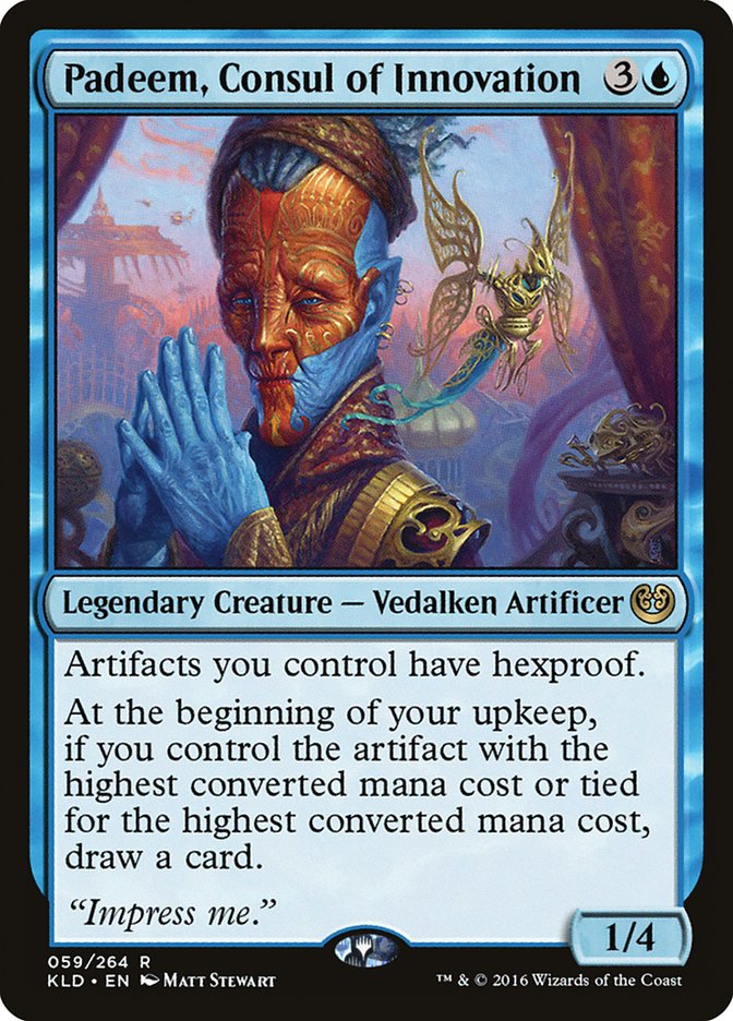 Padeem, Consul of Innovation · Kaladesh (KLD) #59 · Scryfall Magic 