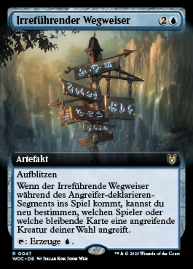 Misleading Signpost (Wilds of Eldraine Commander #47)