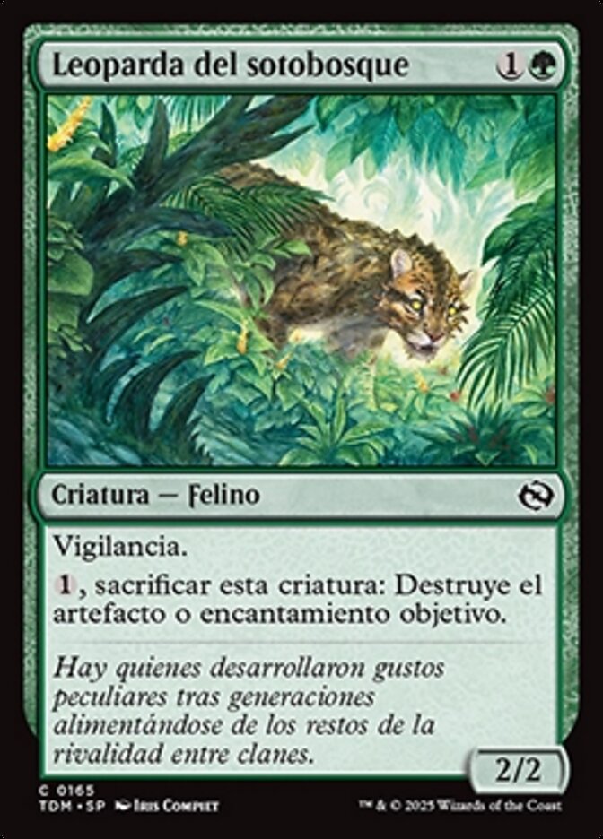 Leoparda del sotobosque