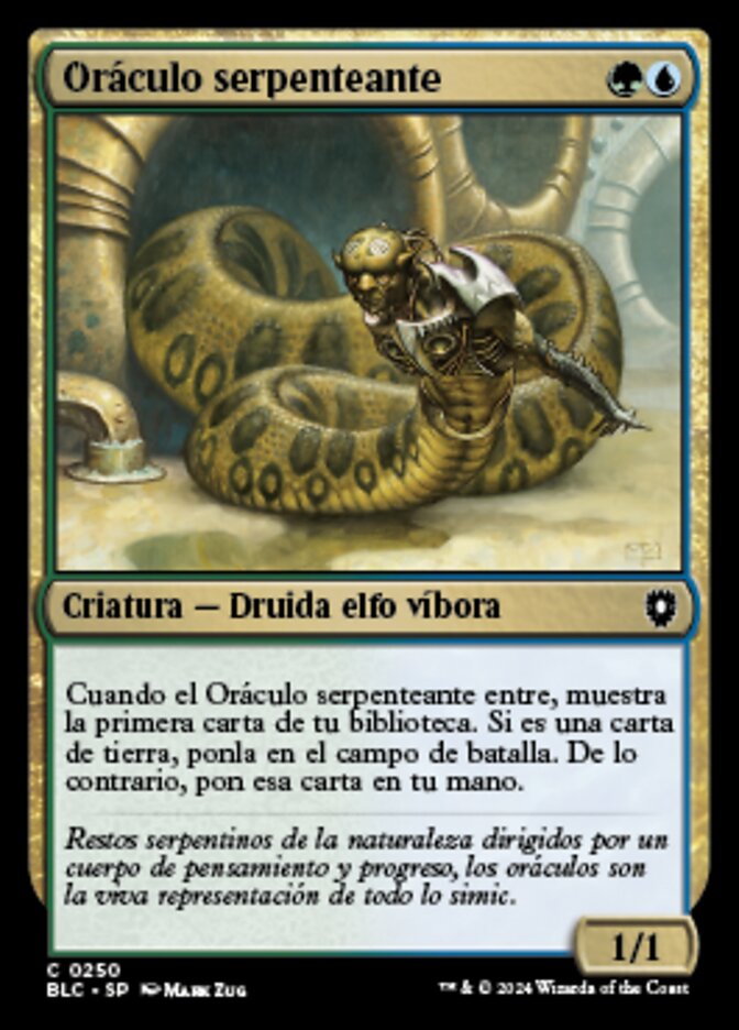 Coiling Oracle (Bloomburrow Commander #250)