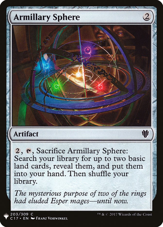 Armillary Sphere (The List #C17-203)