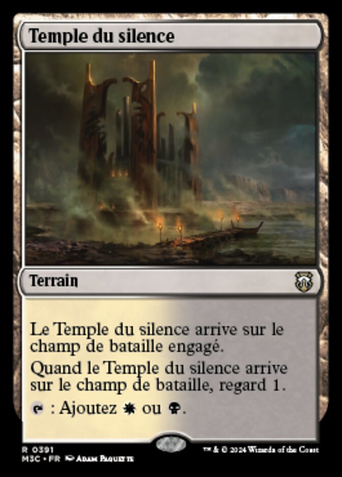 Temple of Silence (Modern Horizons 3 Commander #391)