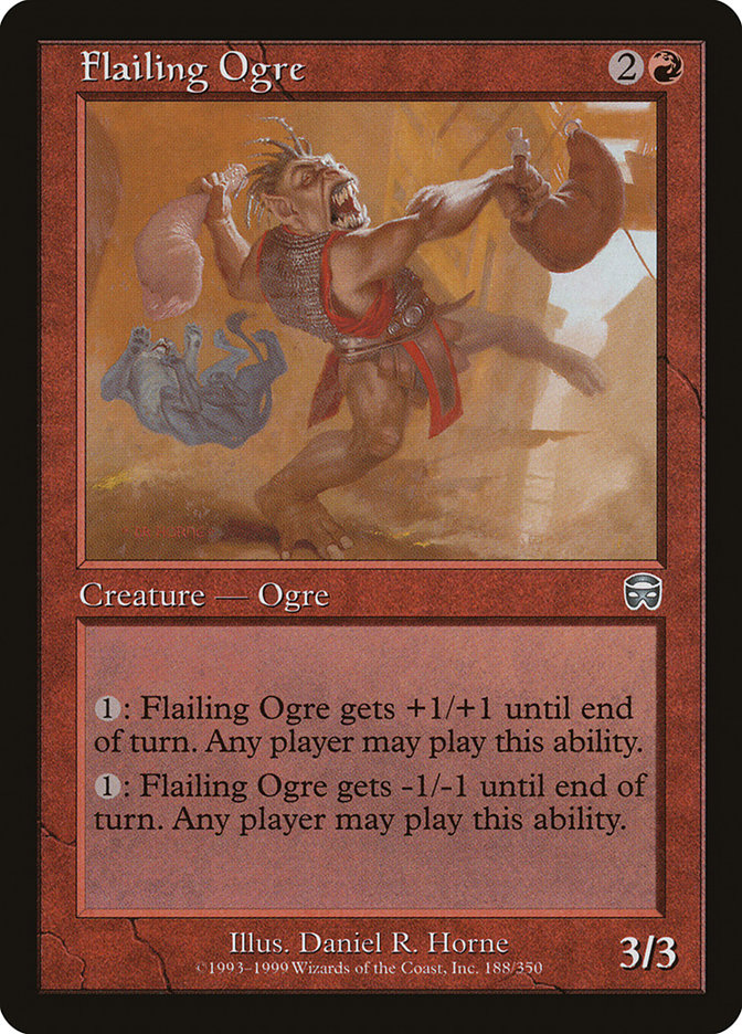 Flailing Ogre (Mercadian Masques #188)
