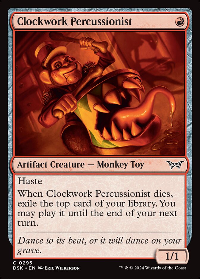 Clockwork Percussionist (Duskmourn: House of Horror #295)