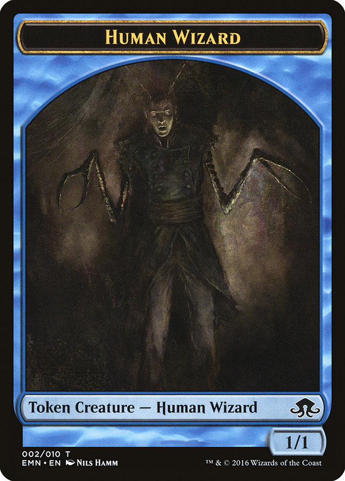 Human Wizard (Eldritch Moon Tokens #2)