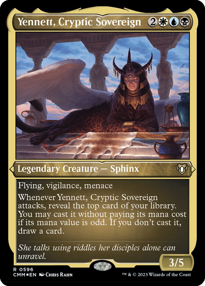 Yennett, Cryptic Sovereign (Commander Masters #596)