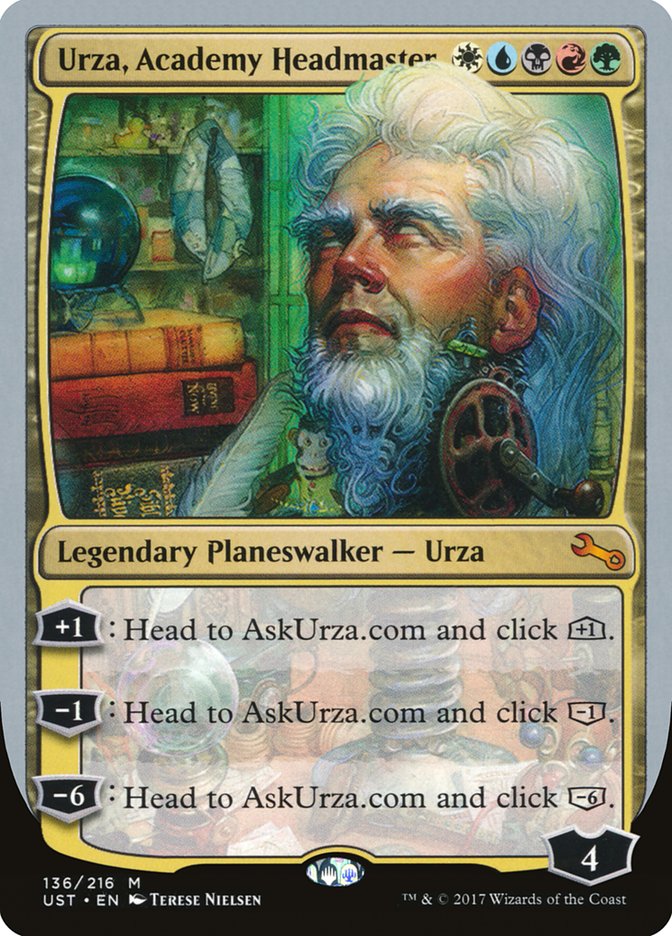 Urza, Academy Headmaster (Unstable #136)