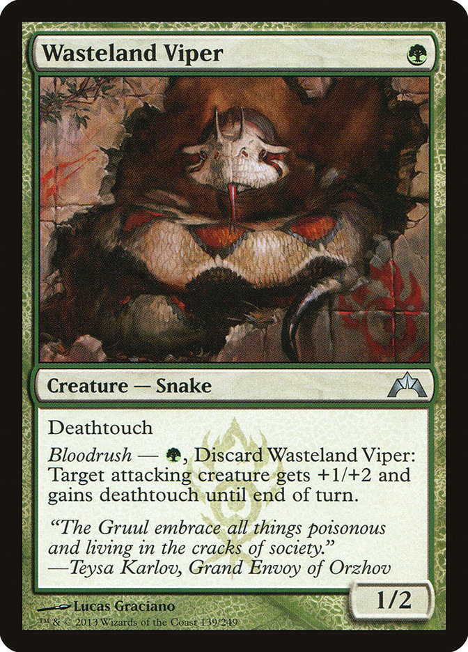 Wasteland Viper (Gatecrash #139)