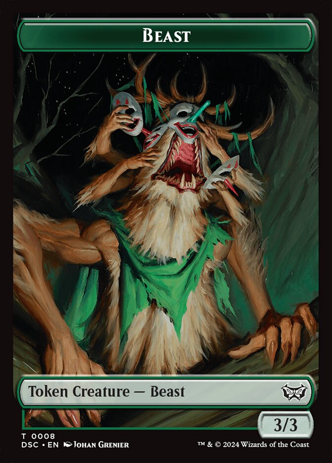 Beast (Duskmourn Commander Tokens #8)