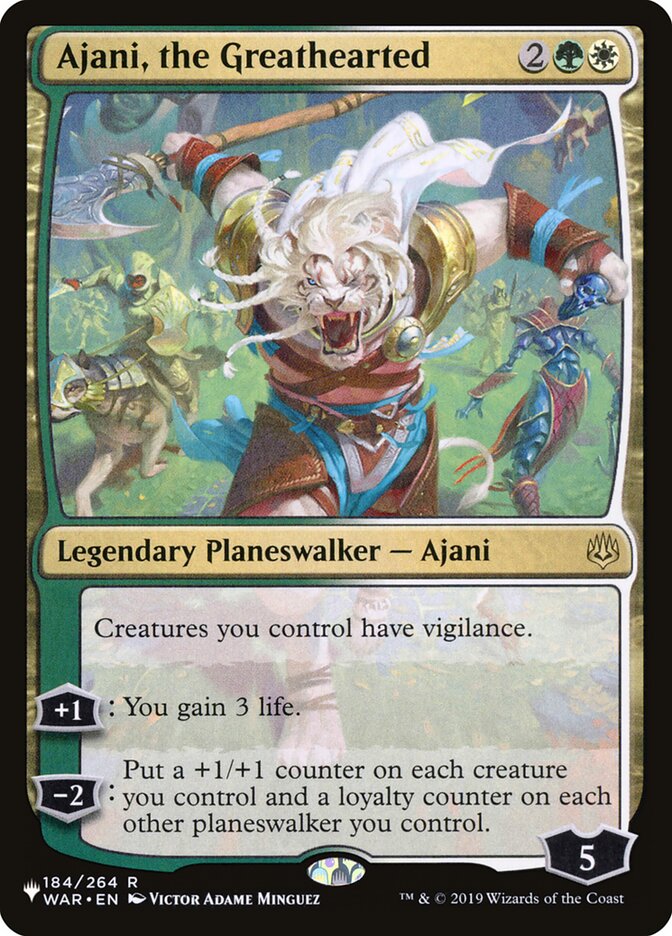 Ajani, the Greathearted (The List #WAR-184)