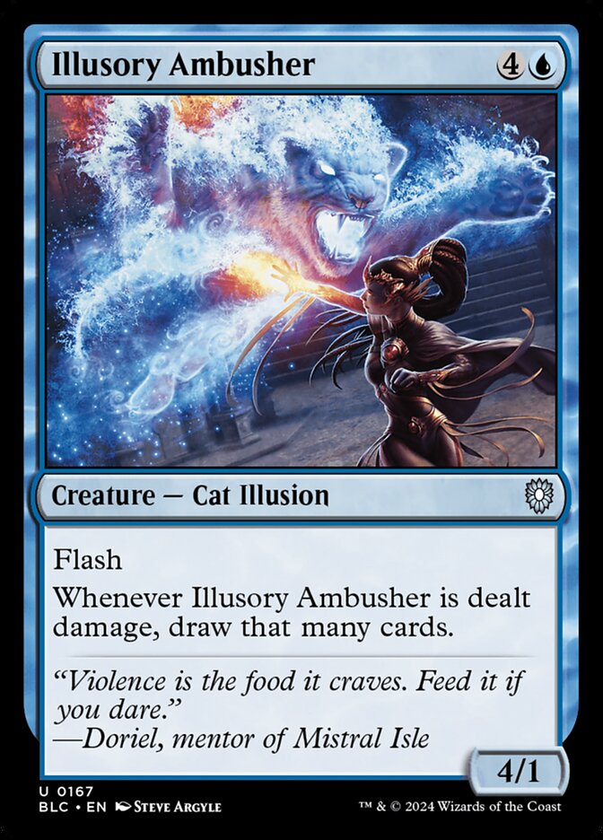 Illusory Ambusher (Bloomburrow Commander #167)