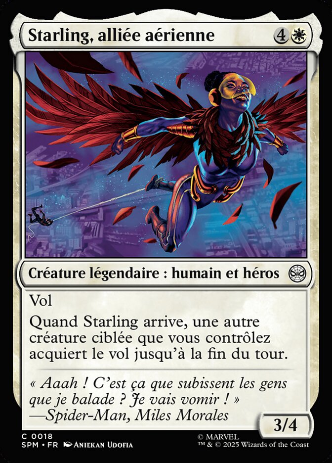 Starling, alliée aérienne