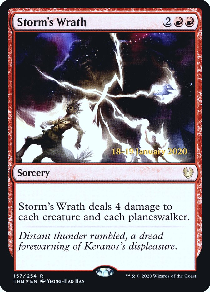 Storm's Wrath (Theros Beyond Death Promos #157s)