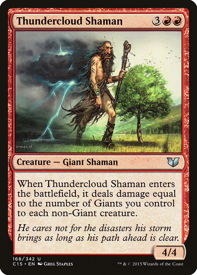 Thundercloud Shaman (Commander 2015 #168)