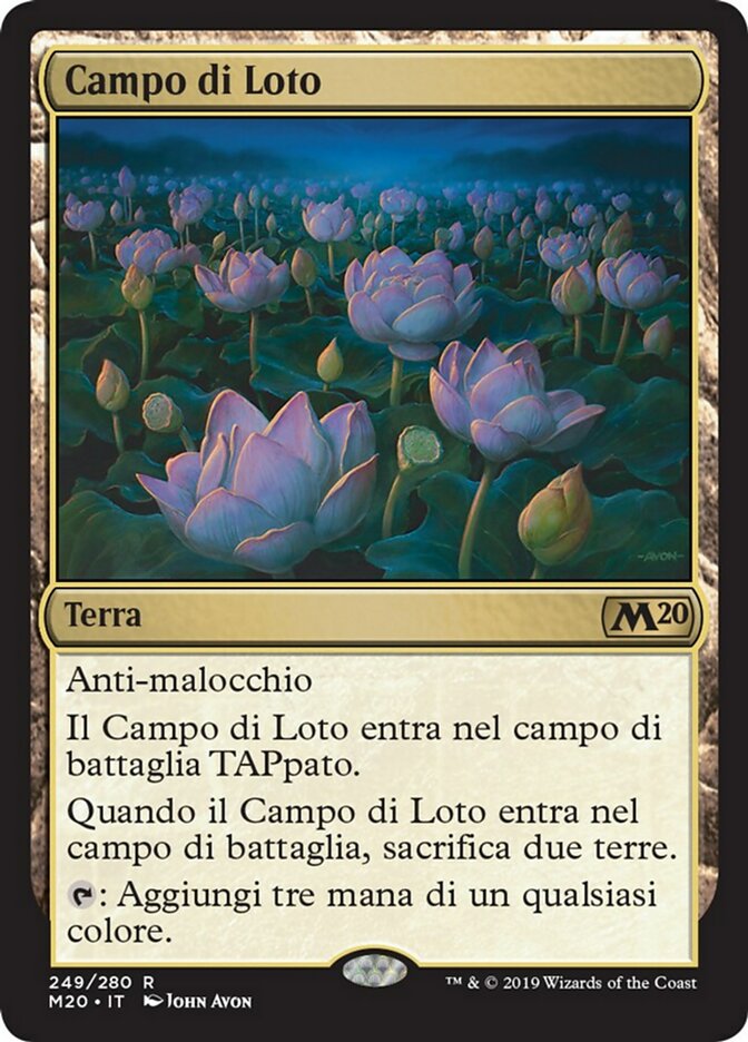 Lotus Field (Core Set 2020 #249)