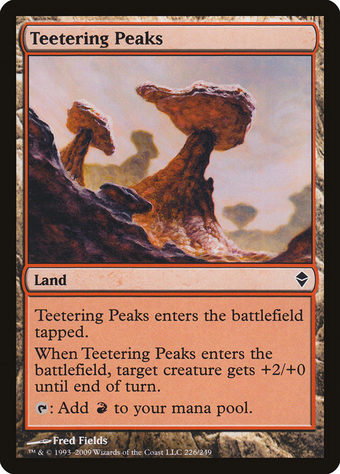 Teetering Peaks (Zendikar #226)