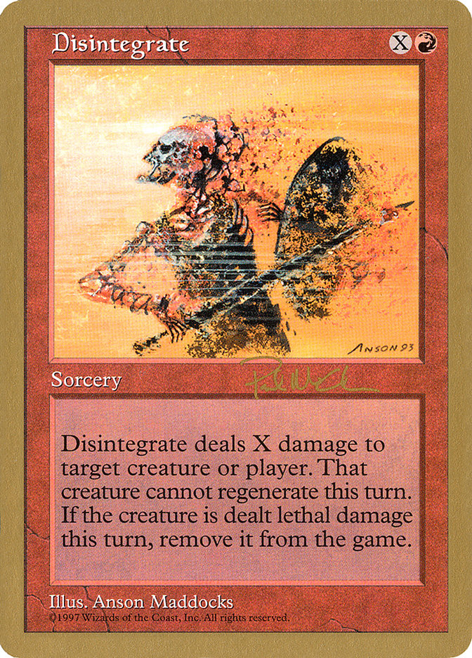 Disintegrate (World Championship Decks 1997 #pm219)