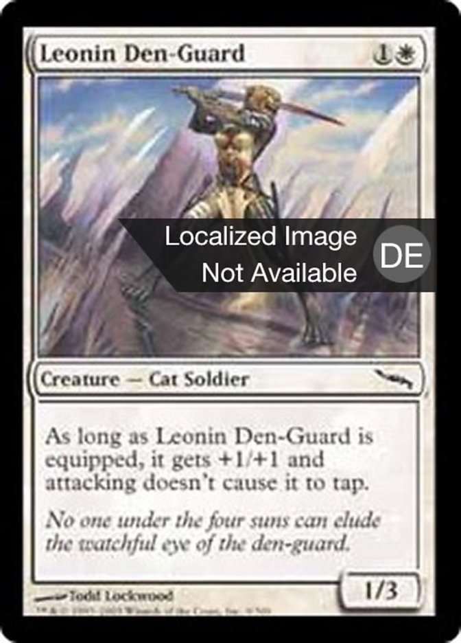 Leonin Den-Guard (Mirrodin #9)