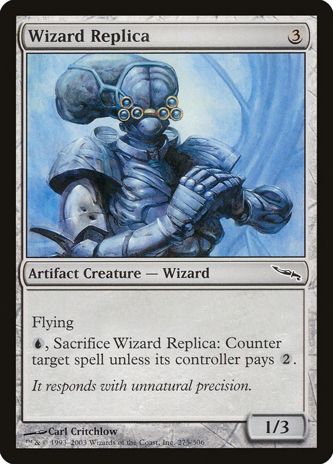 Wizard Replica (Mirrodin #275)