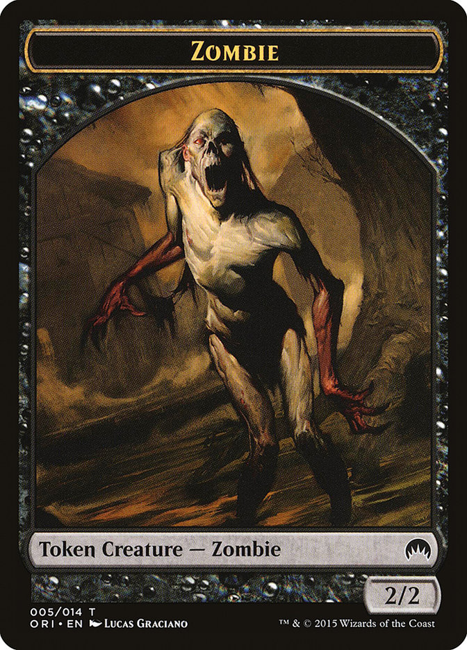 Zombie (Magic Origins Tokens #5)