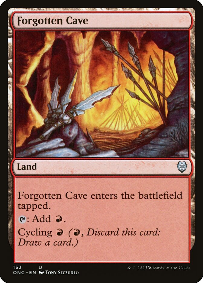 Forgotten Cave (Phyrexia: All Will Be One Commander #153)