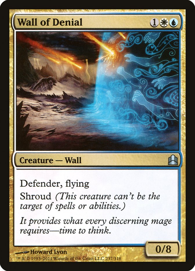 Wall of Denial (Commander 2011 #237)