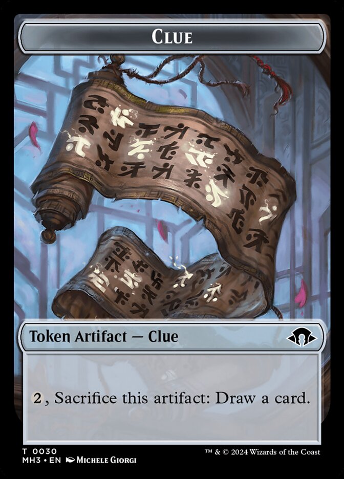 Clue (Modern Horizons 3 Tokens #30)