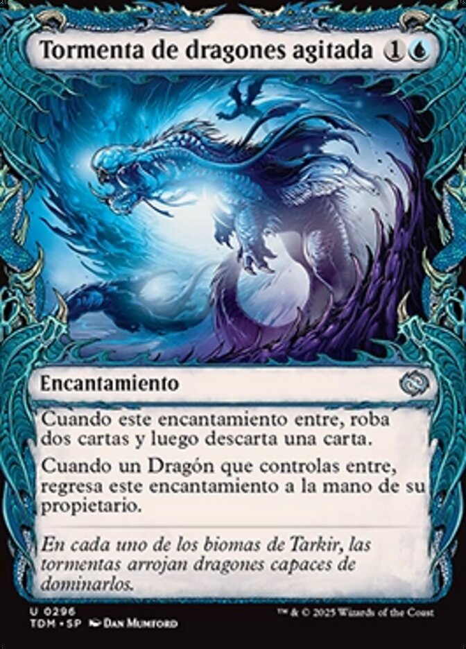 Tormenta de dragones agitada
