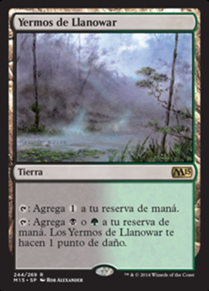 Llanowar Wastes (Magic 2015 #244)