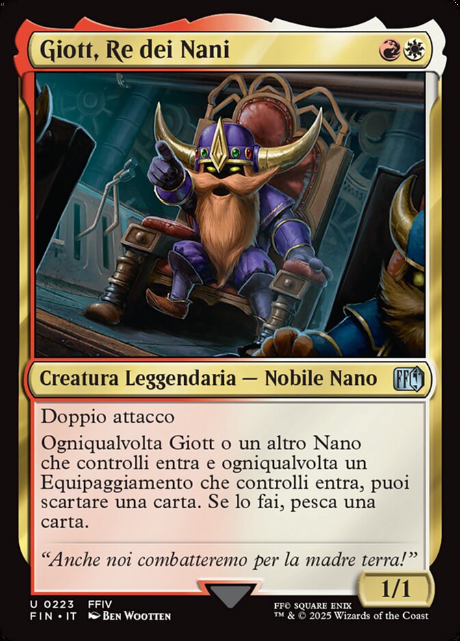 Giott, Re dei Nani
