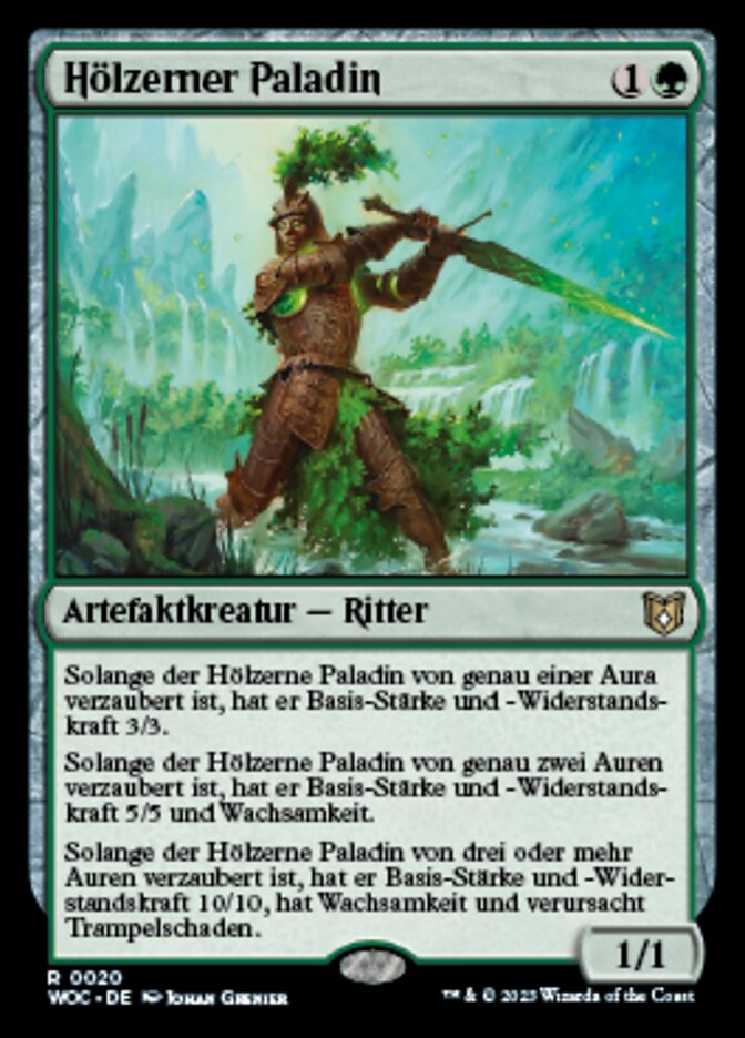 Timber Paladin (Wilds of Eldraine Commander #20)