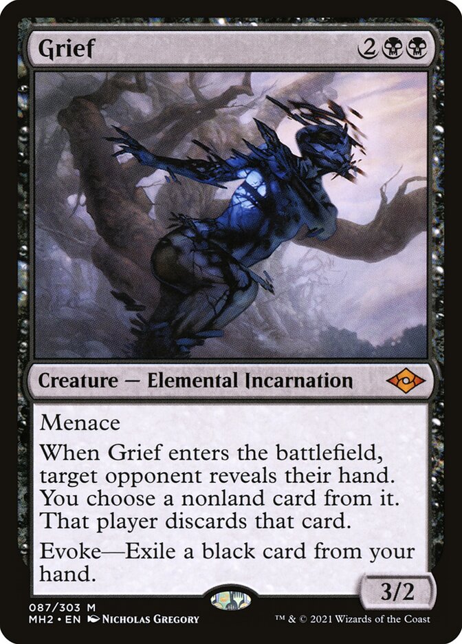 爆買い 【状態NM+～NM-】MTG MH2 悲嘆 Grief 英語 FOIL 4枚 マジック