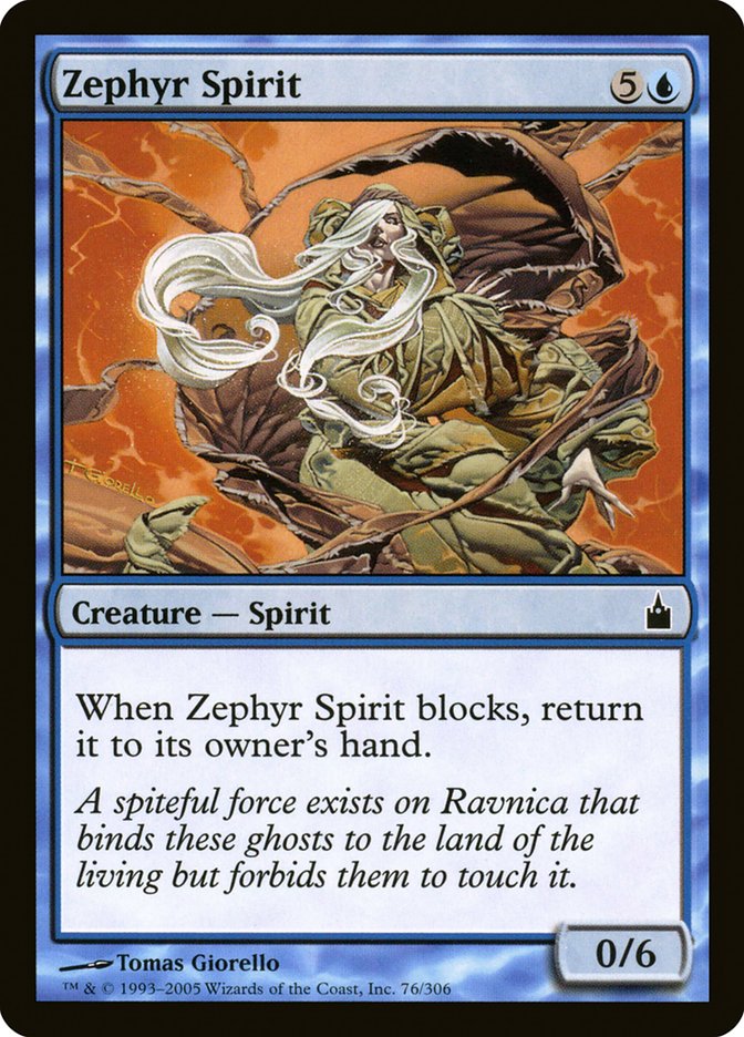 Zephyr Spirit (Ravnica: City of Guilds #76)