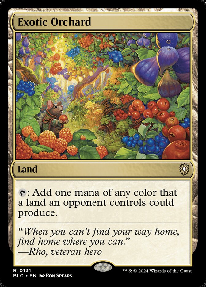 Exotic Orchard (Bloomburrow Commander #131)