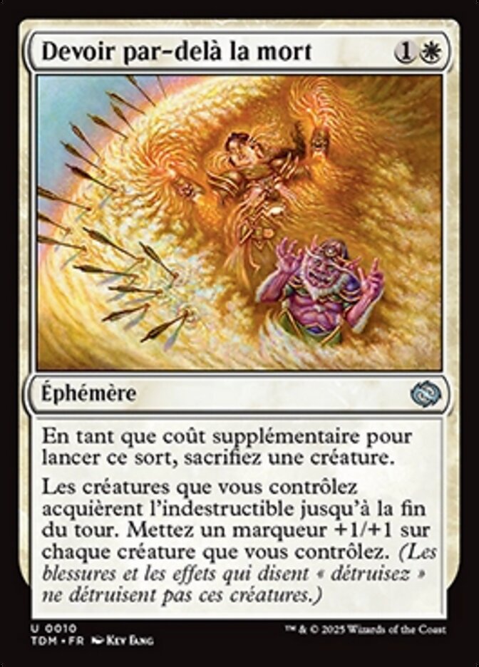 Devoir par-delà la mort