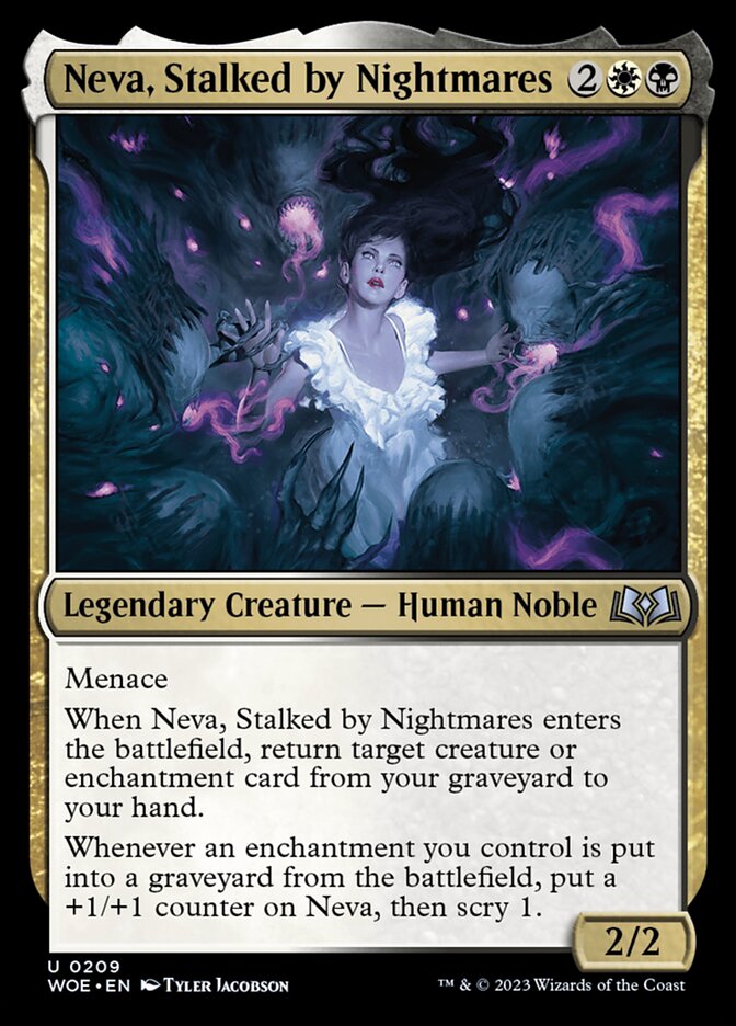 Neva, Stalked by Nightmares (Wilds of Eldraine #209)