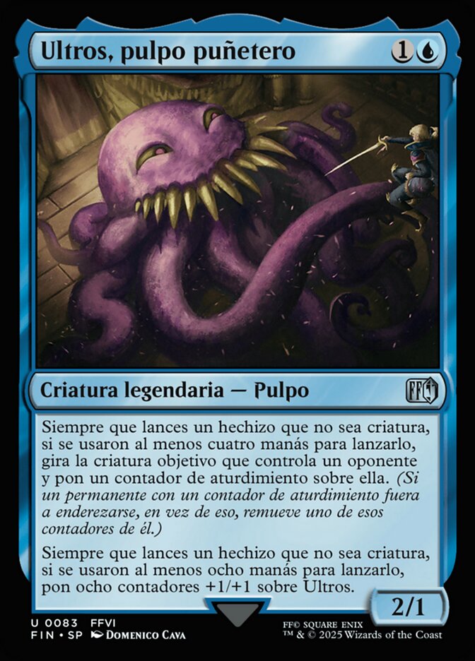 Ultros, pulpo puñetero