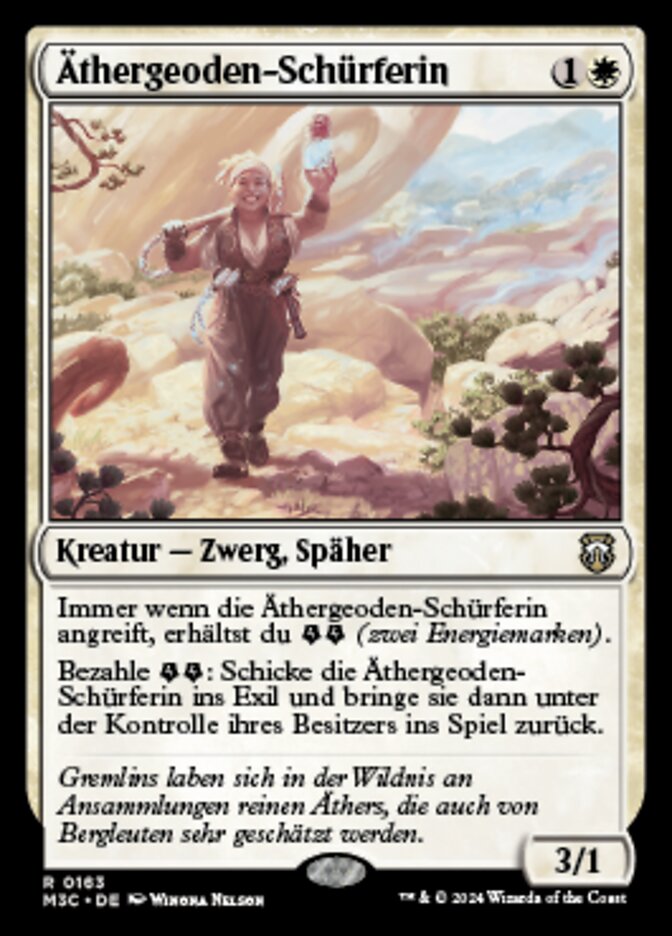 Aethergeode Miner (Modern Horizons 3 Commander #163)