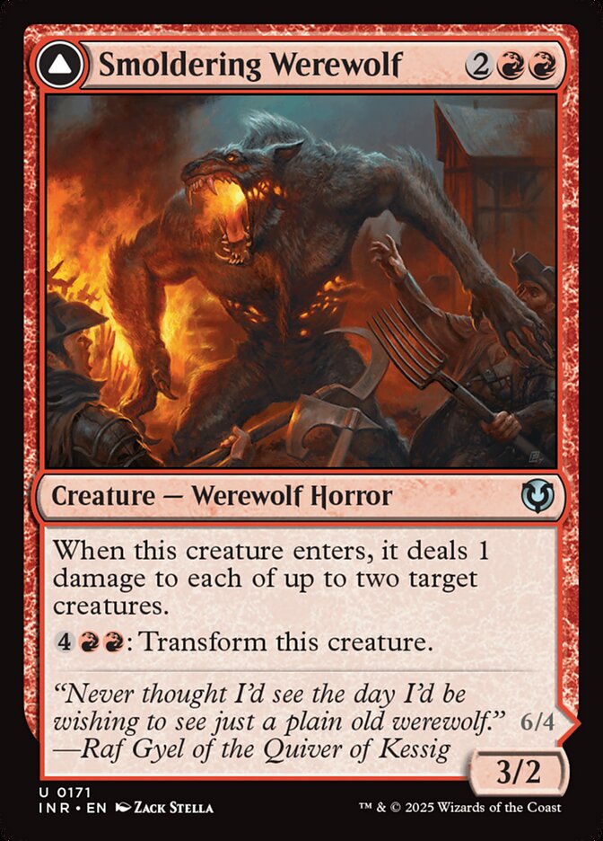 Smoldering Werewolf