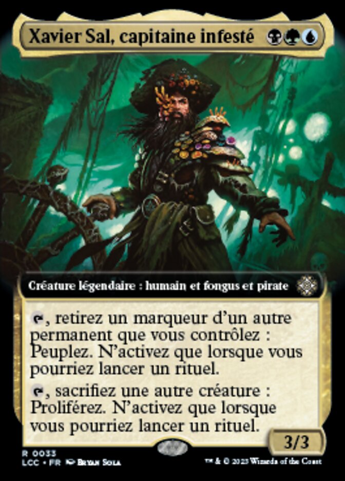 Xavier Sal, Infested Captain (The Lost Caverns of Ixalan Commander #33)