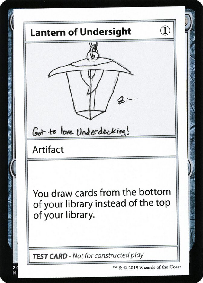 Lantern of Undersight (Mystery Booster Playtest Cards 2021 #106)