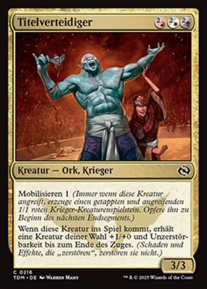 Titelverteidiger