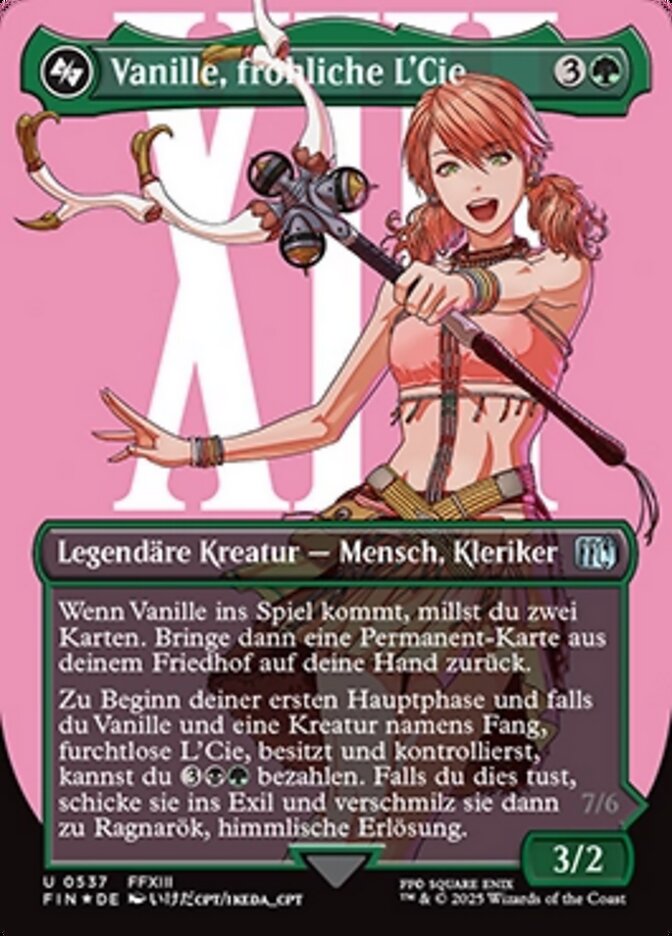 Vanille, fröhliche L'Cie