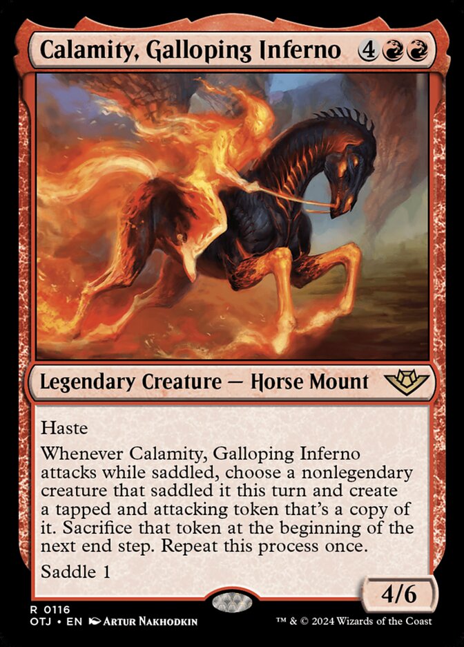 Calamity, Galloping Inferno (Outlaws of Thunder Junction #116)