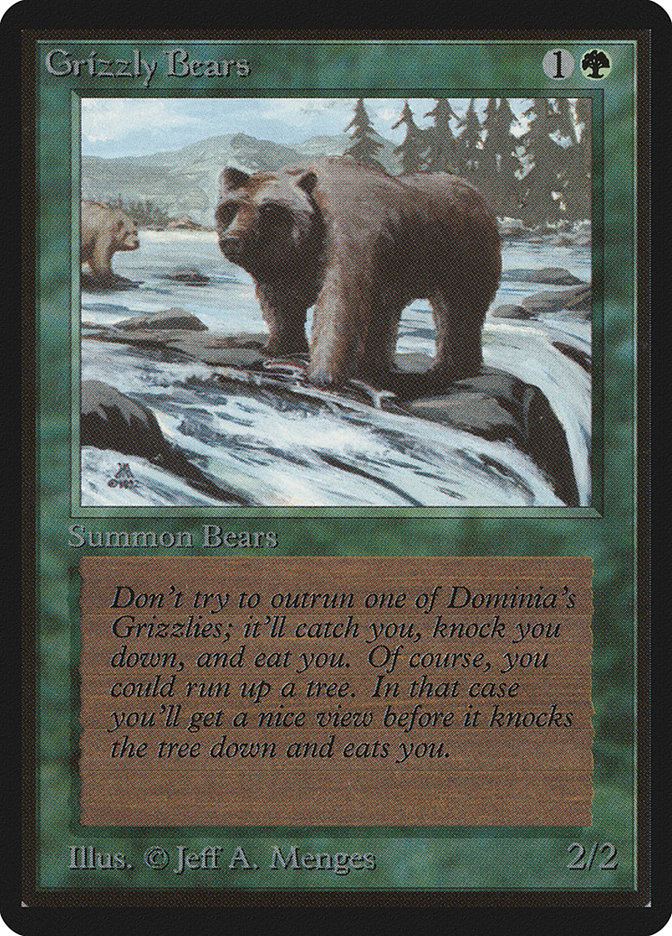 Grizzly Bears (Limited Edition Beta #200)