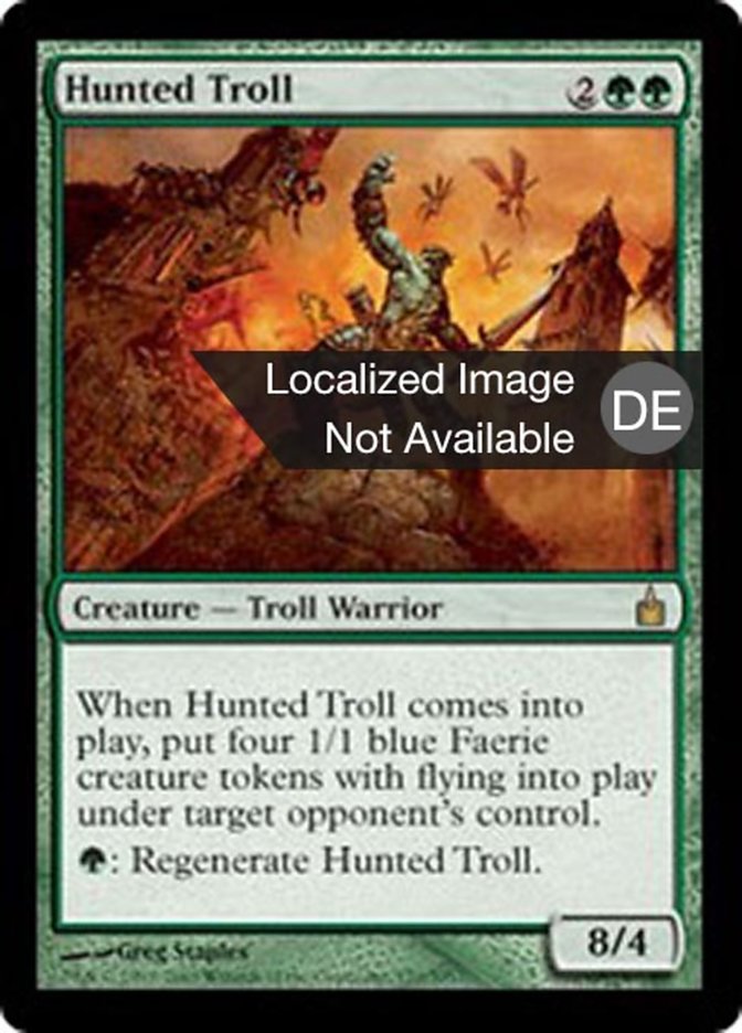 Hunted Troll (Ravnica: City of Guilds #170)