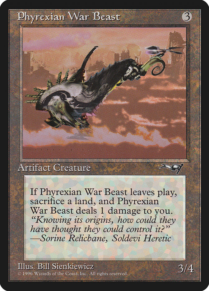 Phyrexian War Beast (Alliances #127b)