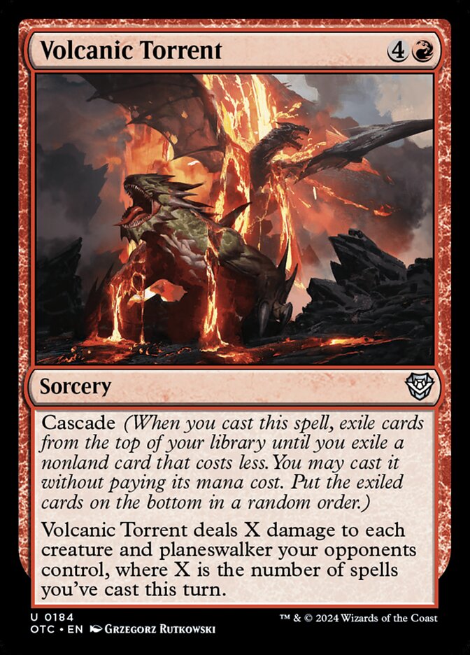 Volcanic Torrent (Outlaws of Thunder Junction Commander #184)