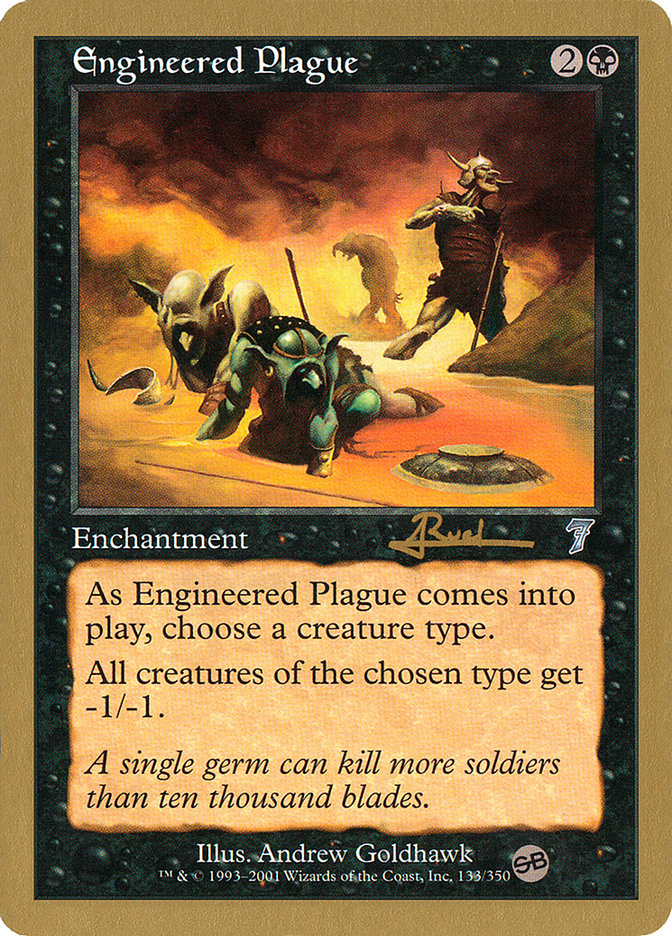 Engineered Plague (World Championship Decks 2001 #ar133sb)